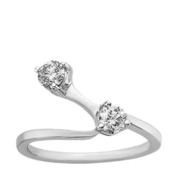 Engagemet Wedding Ring Set 1.2 Carat Dimond 💎 Size 7 - Picture 3 of 8